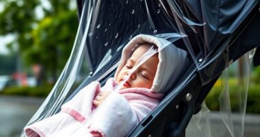 top stroller rain covers