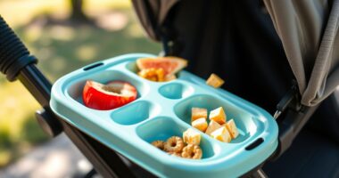 top stroller snack tray options