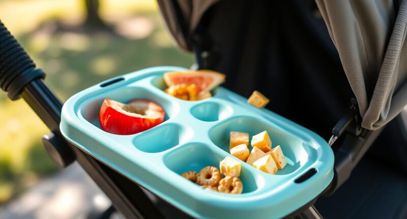 top stroller snack tray options
