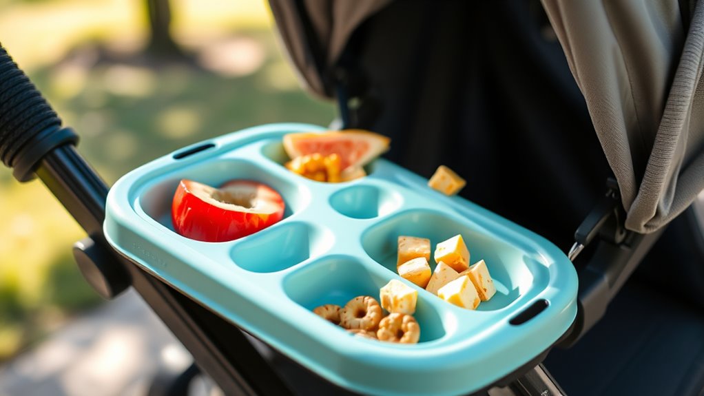 top stroller snack tray options