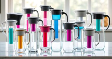 top water filter pitchers
