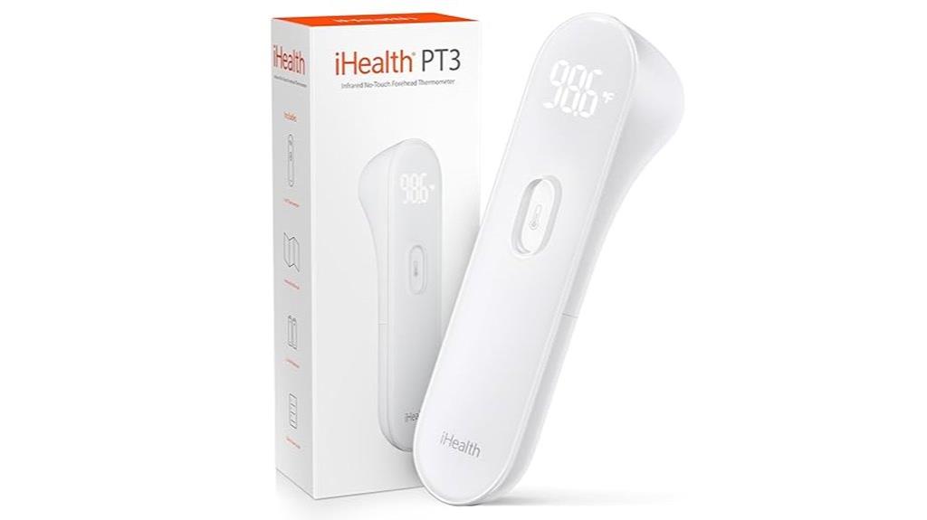 touchless forehead temperature measurement