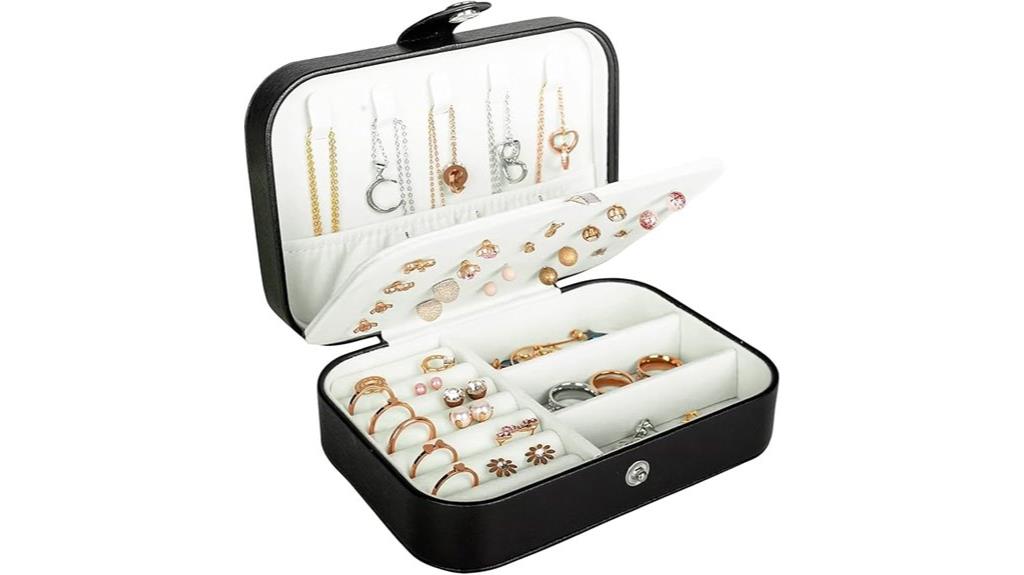 travel jewelry storage case