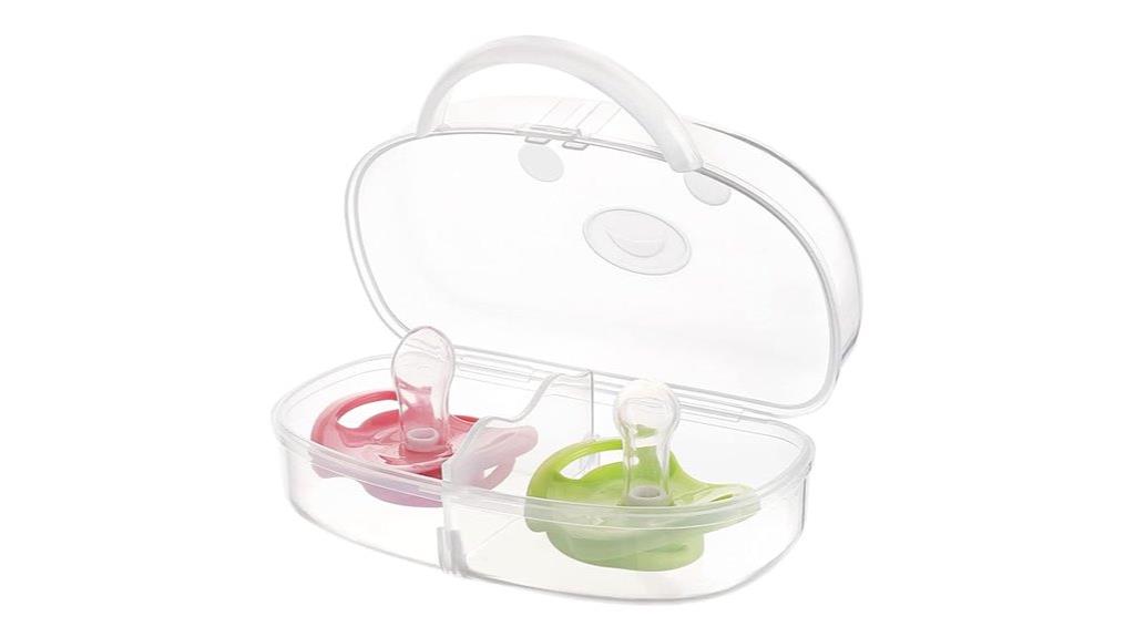 travel safe bpa free pacifier holder