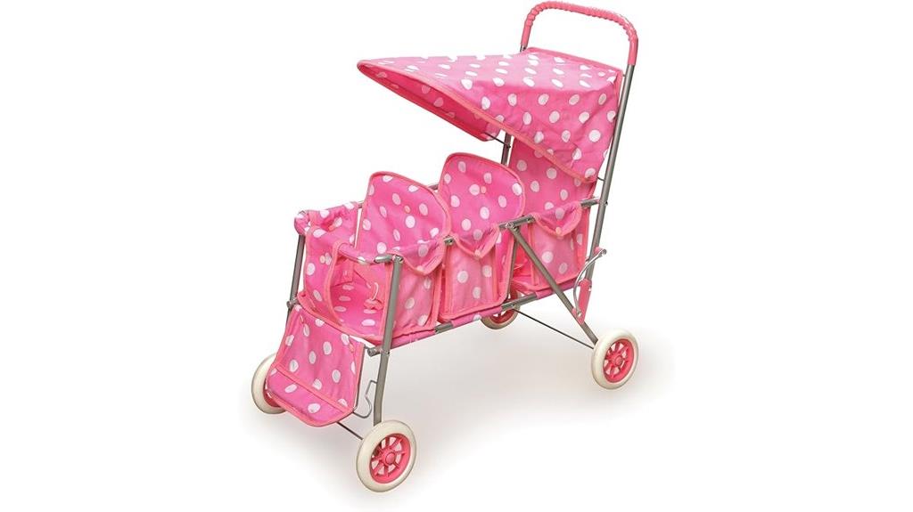 triple doll stroller