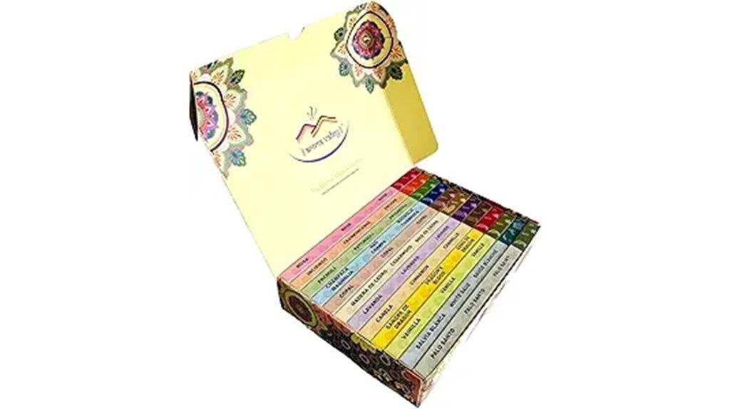 twelve aromas incense pack