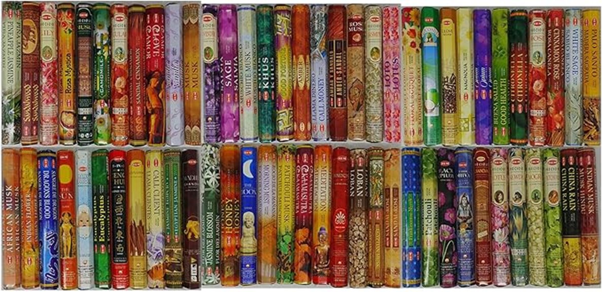 twelve box incense variety