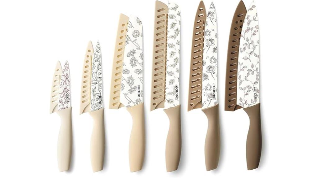 twelve piece kitchen knife set