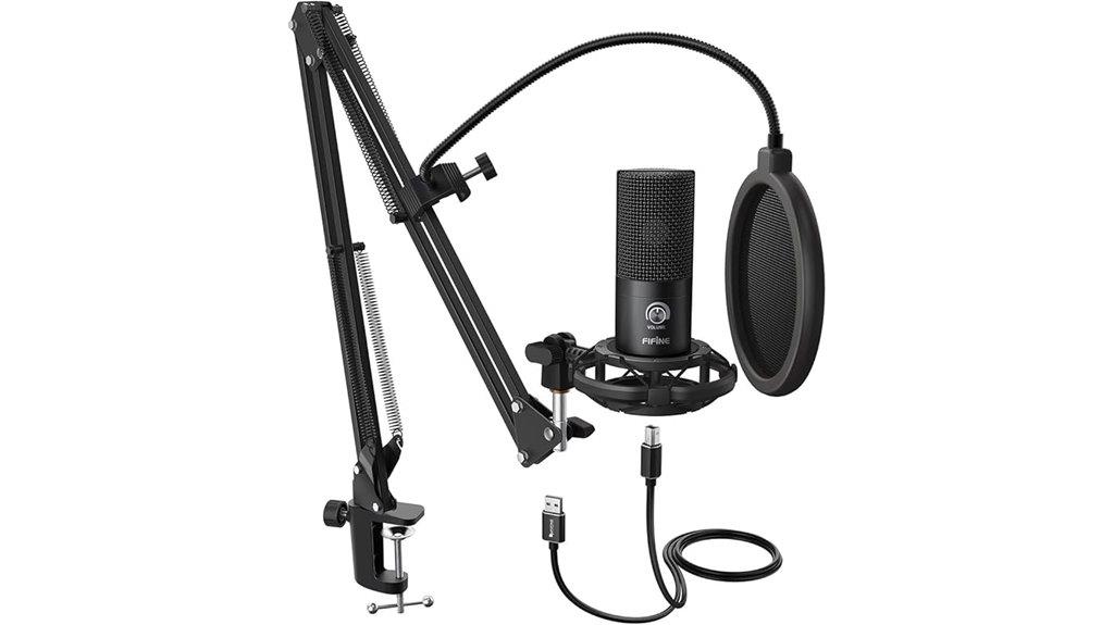 usb microphone with stand