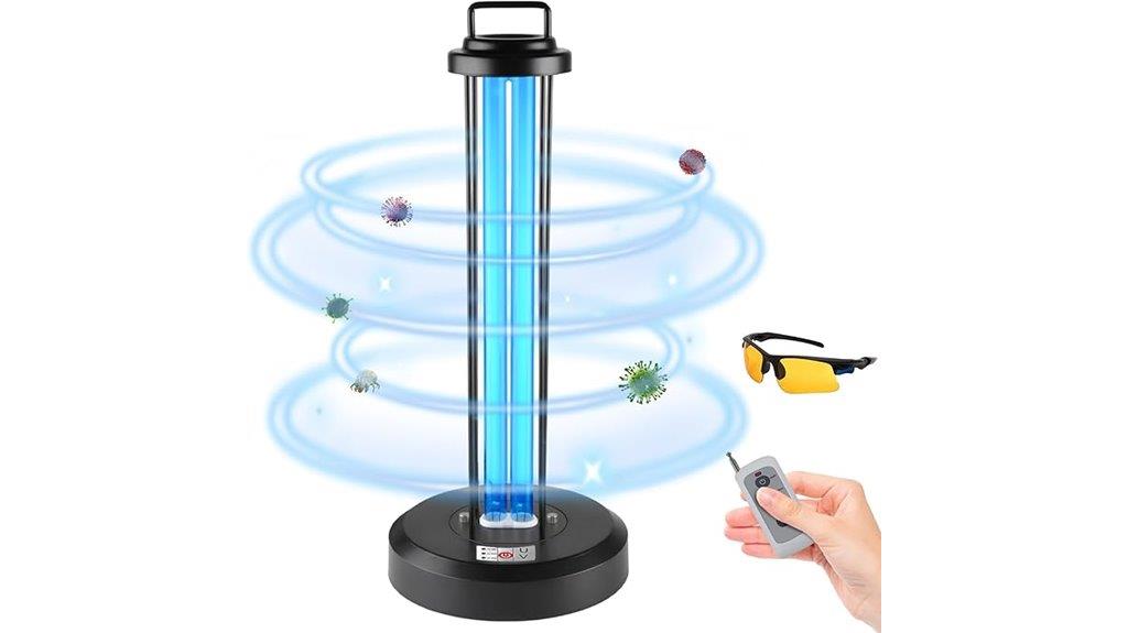 uv sanitizer with timer