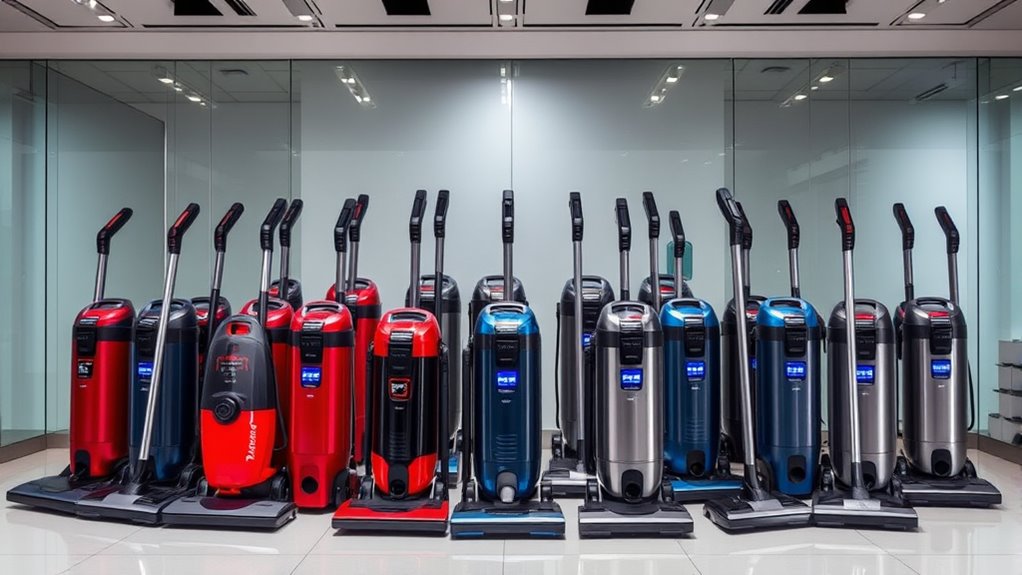 vacuum features and versatility