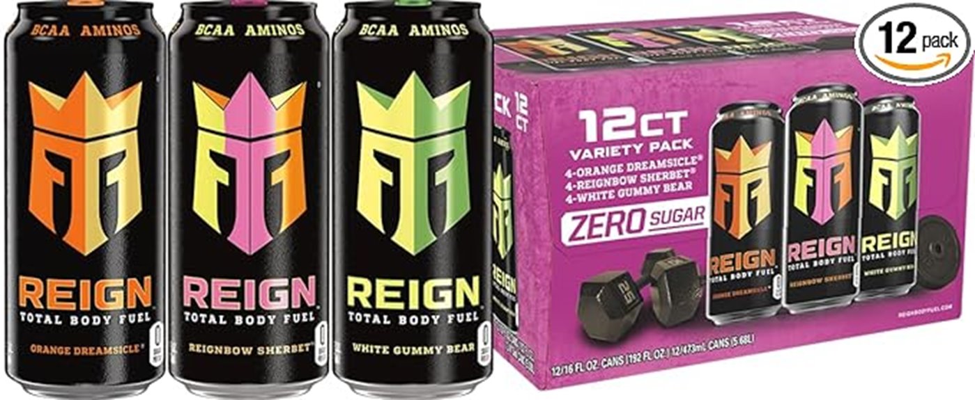 variety pack of reign