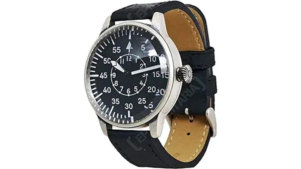 vintage aviator pilot watch