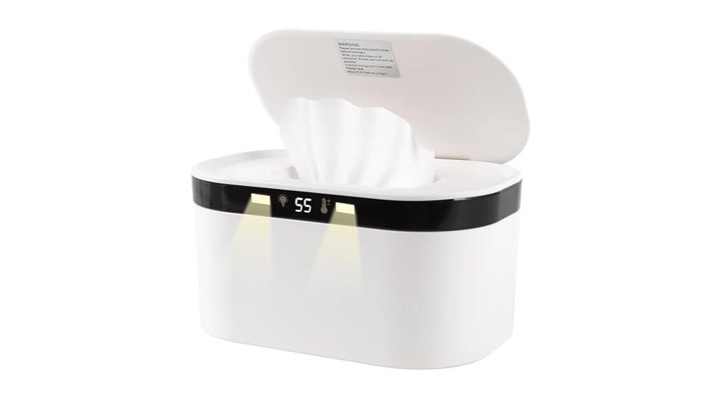 warm wipes five settings