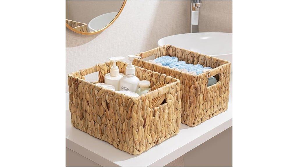 water hyacinth basket set