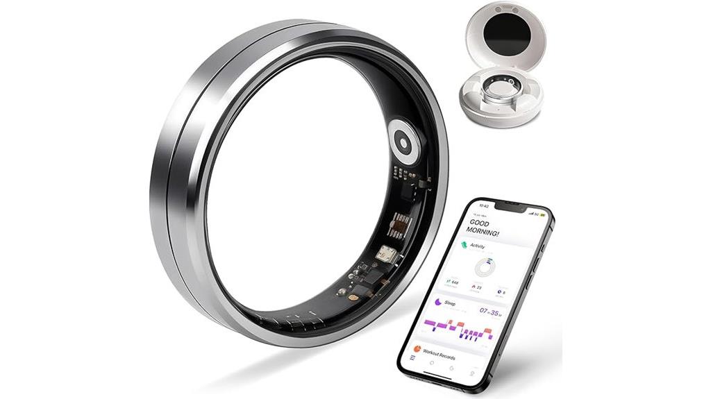 waterproof fitness tracking ring