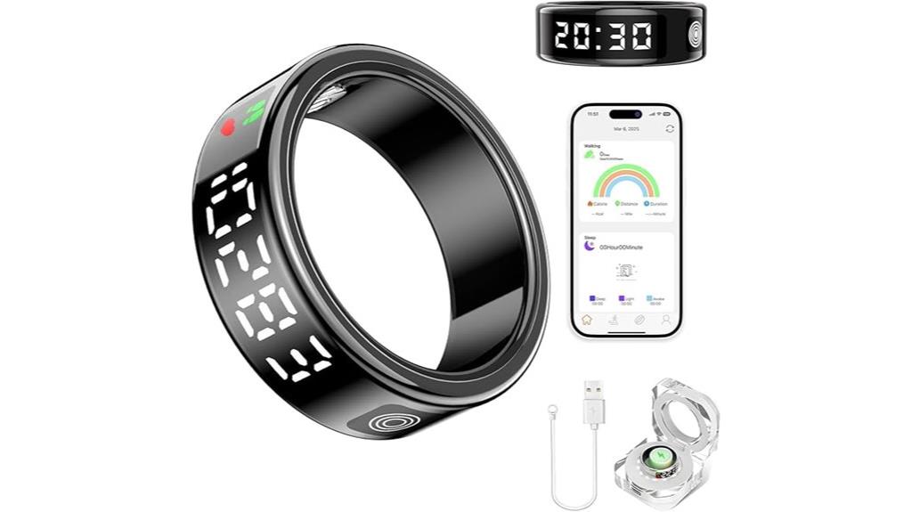 waterproof led health ring