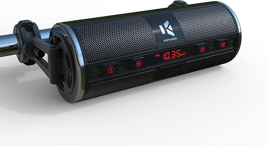 waterproof motorcycle radio