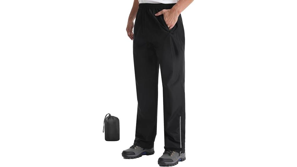 waterproof packable rain pants