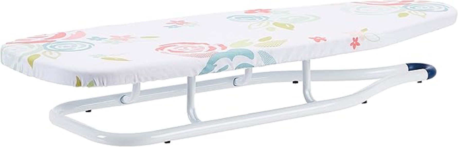white floral tabletop ironing board