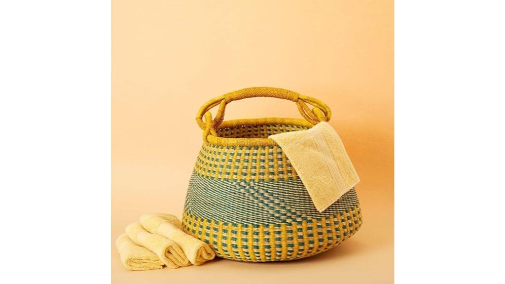 wicker basket for storage
