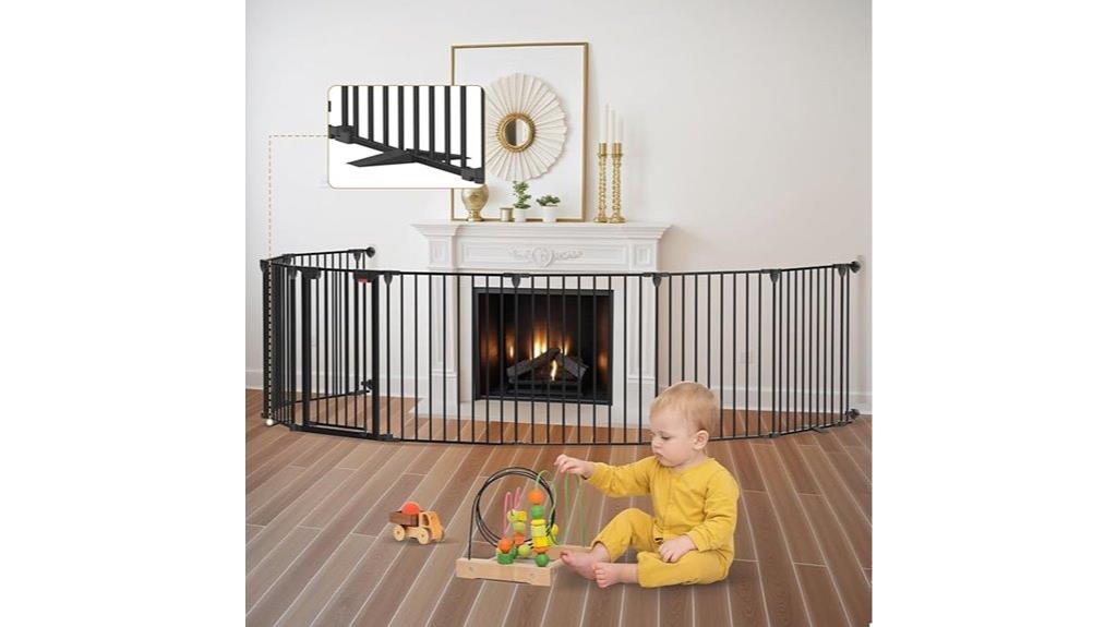 wide baby gate playpen
