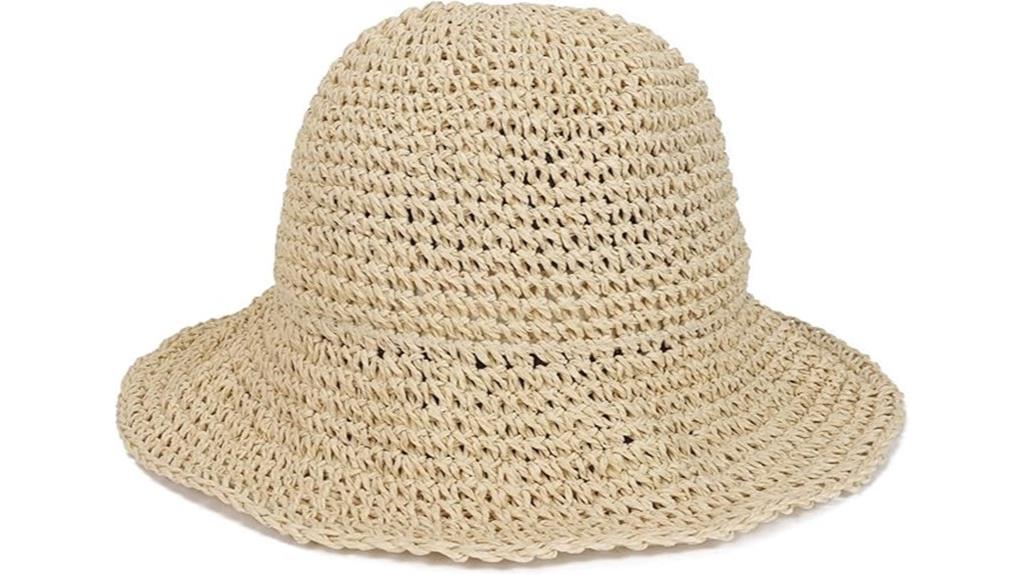 wide brim summer straw hat