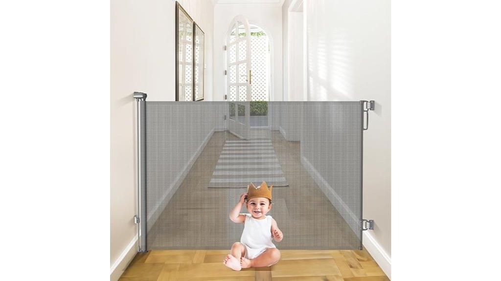 wide retractable baby gate