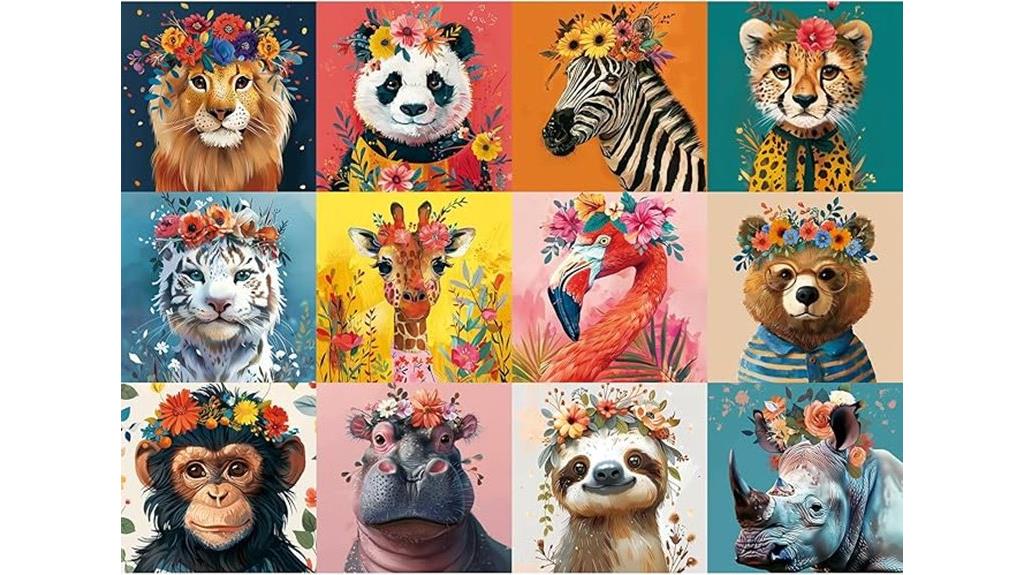 wild animals puzzle collection