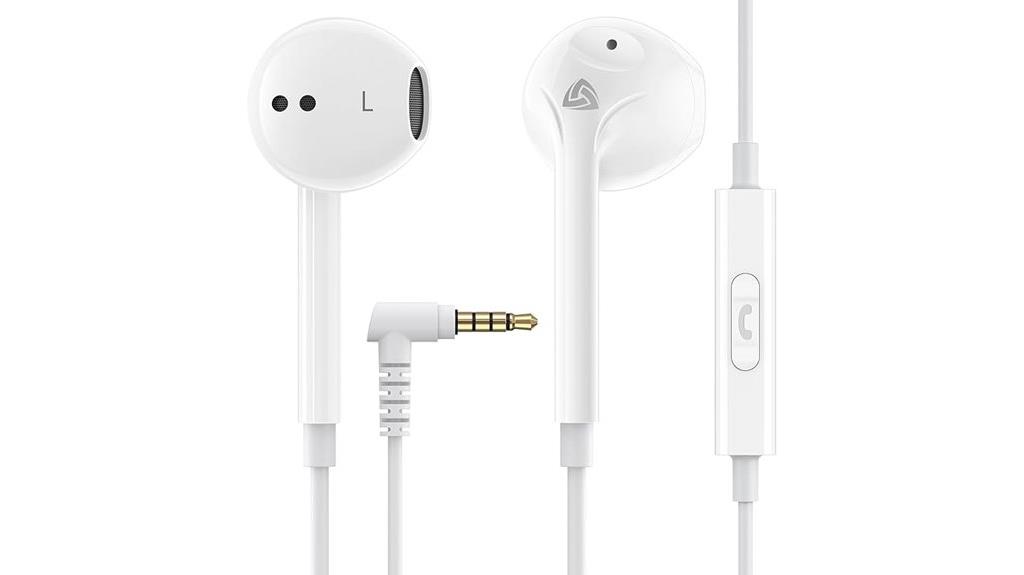 wired earbuds with microphone