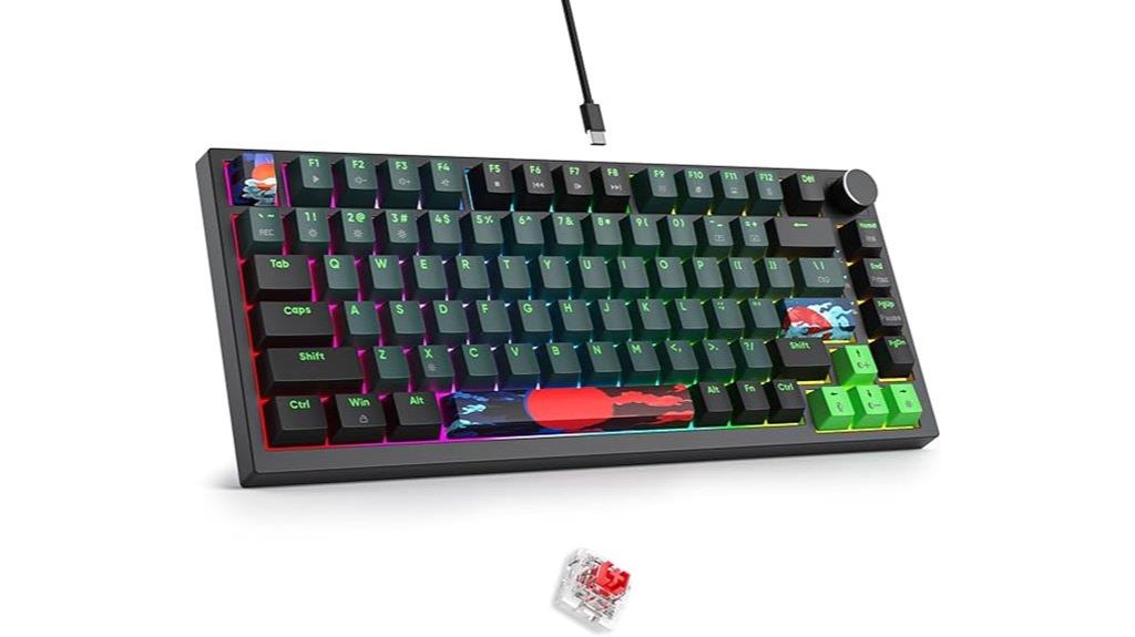wired mechanical rgb keyboard