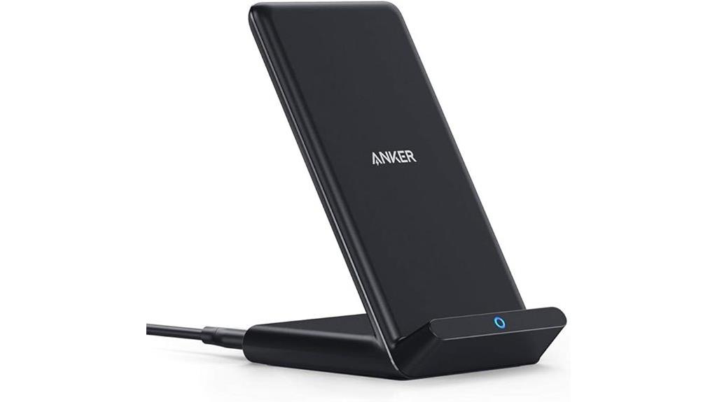wireless charging stand for smartphones
