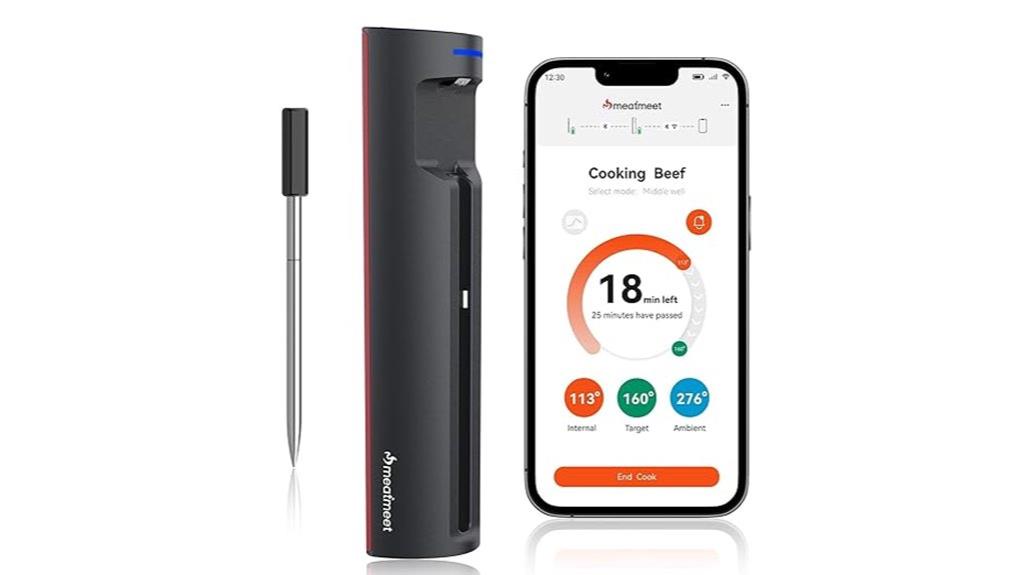 wireless meat temperature monitor