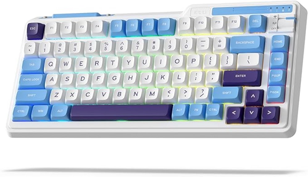 wireless mechanical keyboard k75
