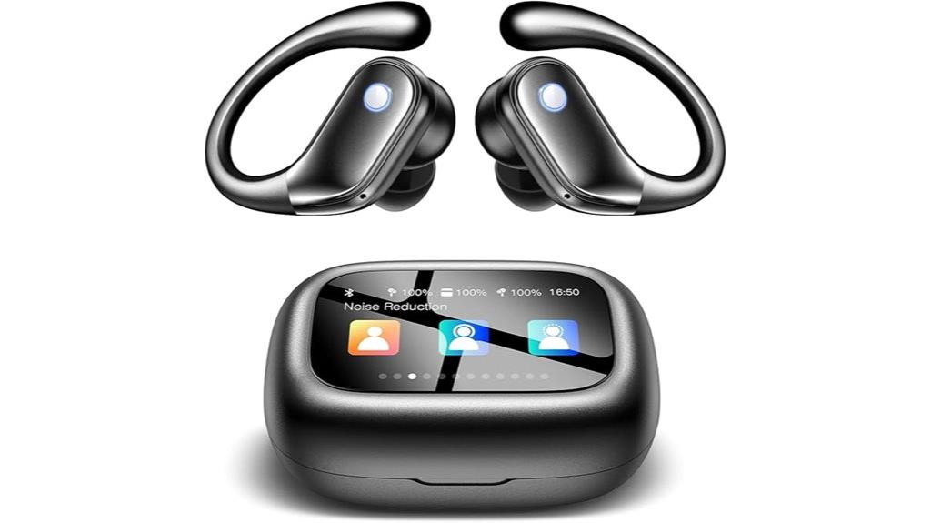 wireless noise canceling touch earbuds