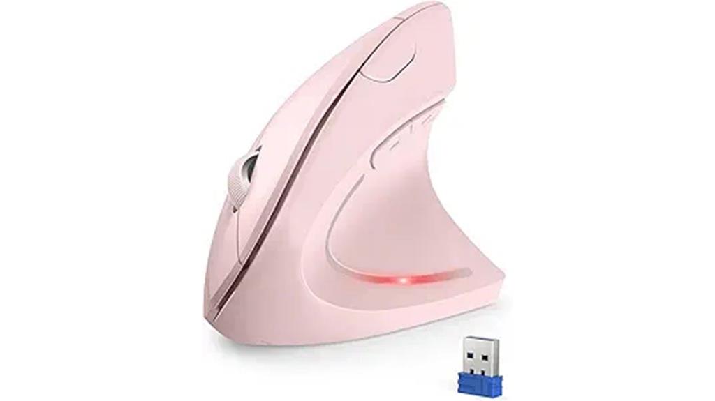 wireless vertical mouse 4800 dpi