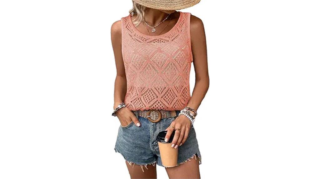 women s crochet tank top