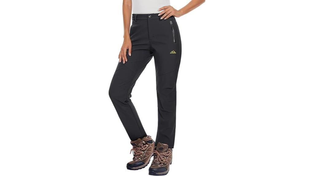 women s waterproof fleece lined ski pants