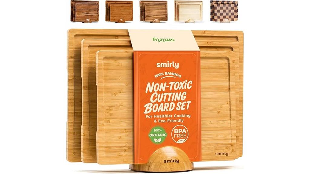 wooden cutting boards set