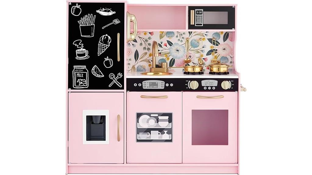 wooden kids play kitchen