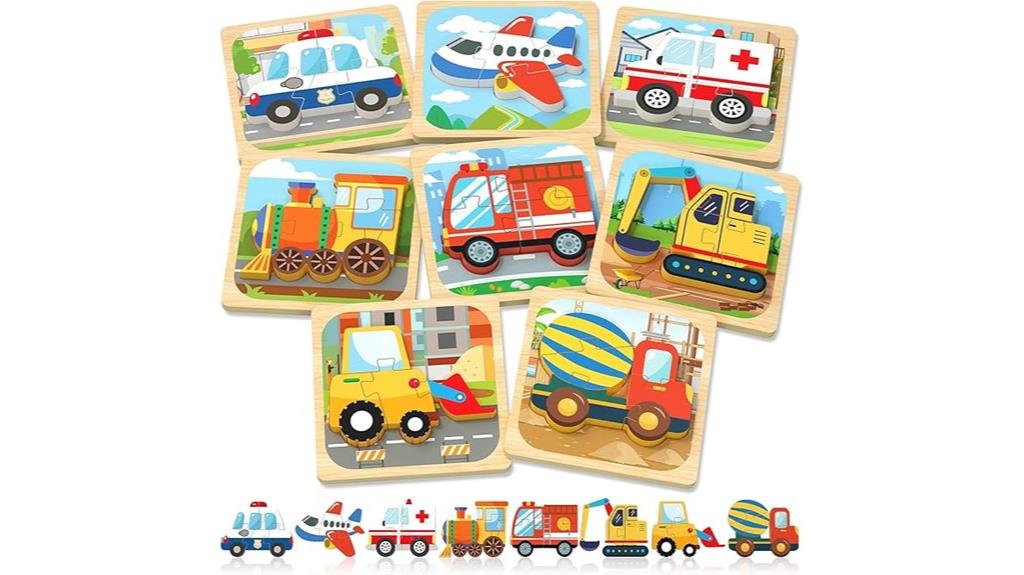 wooden montessori toddler puzzles
