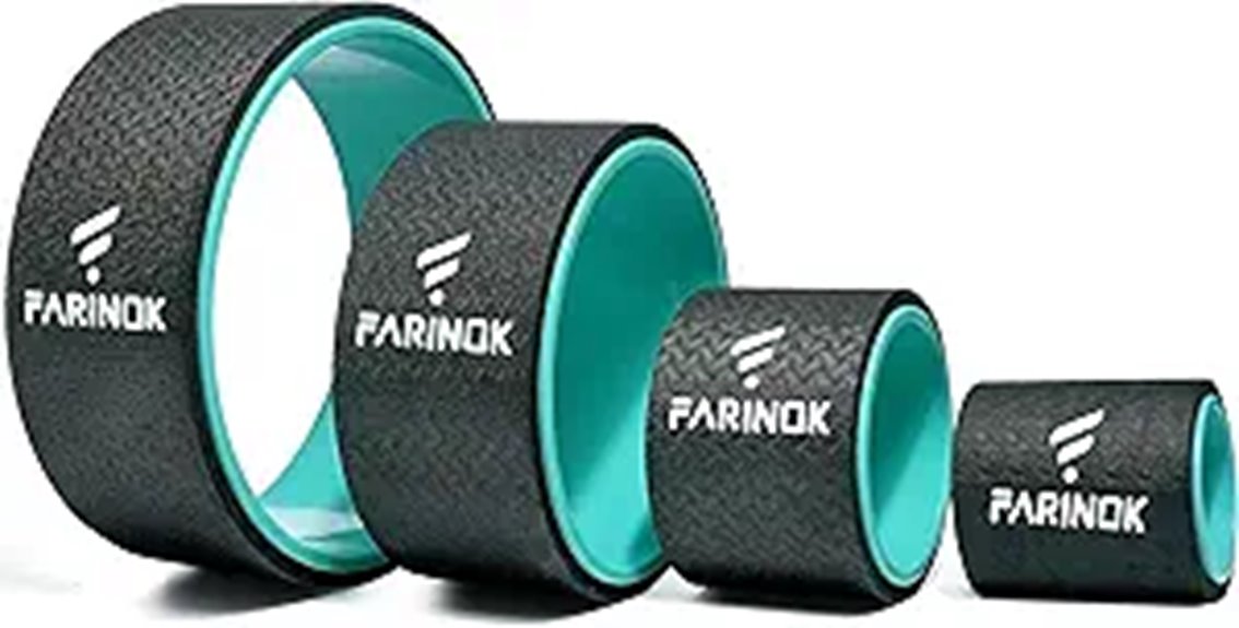 yoga wheel set
