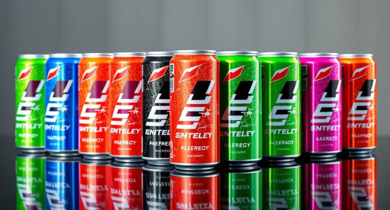 zero sugar energy drinks pack