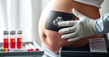 blood tests and ultrasound