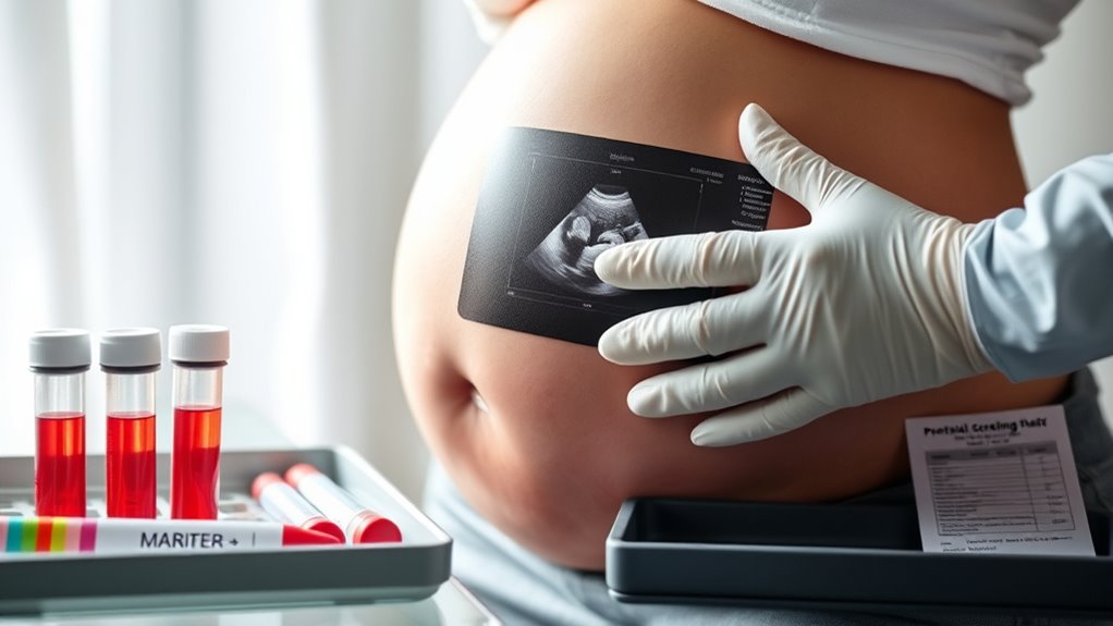 blood tests and ultrasound