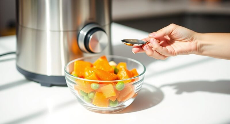 homemade baby food preparation