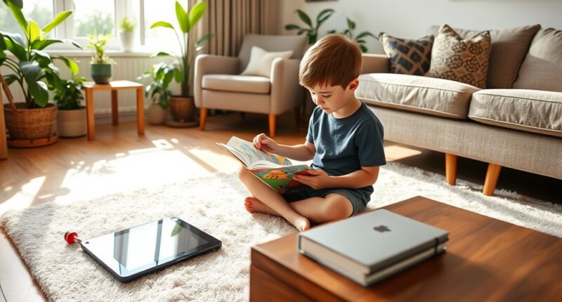 limit screen time for children