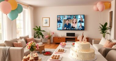 modern virtual baby showers