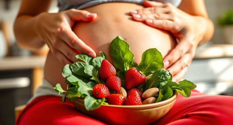 pregnancy nutrients folic acid iron