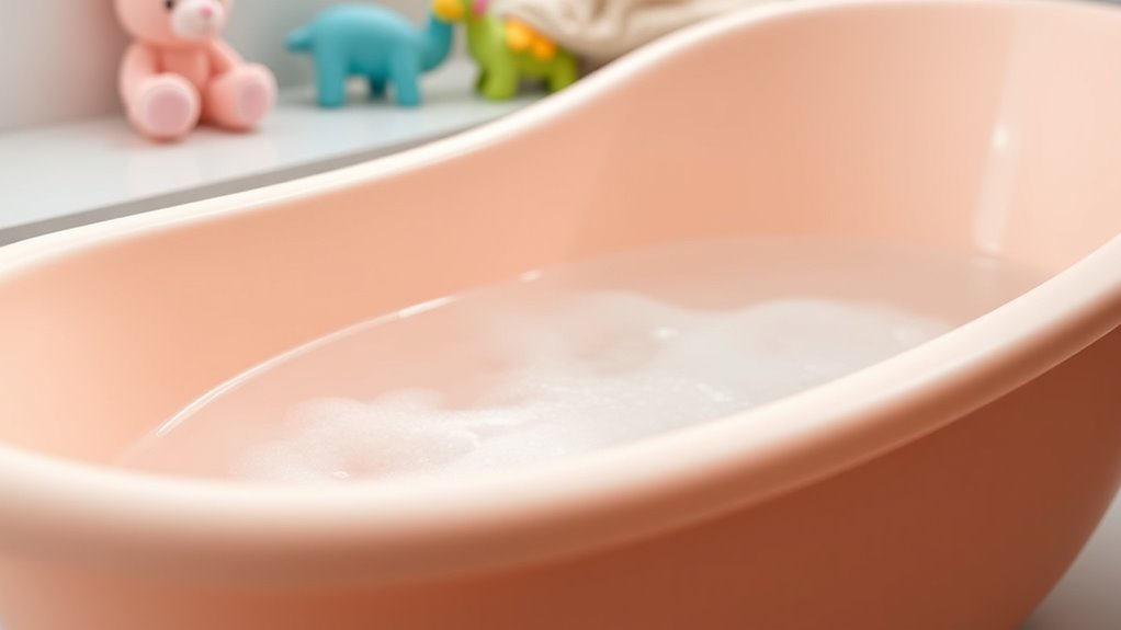 safe ergonomic baby bathing